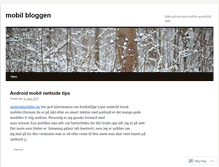 Tablet Screenshot of androidtuchmobiler.wordpress.com