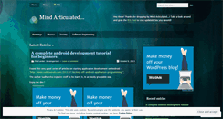 Desktop Screenshot of mindarticulated.wordpress.com