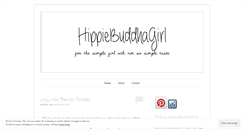 Desktop Screenshot of hippiebuddhagirl.wordpress.com
