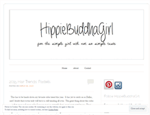 Tablet Screenshot of hippiebuddhagirl.wordpress.com