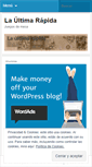 Mobile Screenshot of laultimarapida.wordpress.com