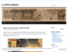 Tablet Screenshot of laultimarapida.wordpress.com