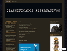 Tablet Screenshot of classificadosalternativos.wordpress.com