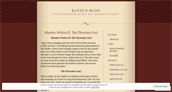 Desktop Screenshot of katieadb.wordpress.com