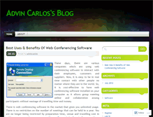 Tablet Screenshot of advincarlos.wordpress.com