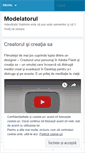 Mobile Screenshot of modelatorul.wordpress.com