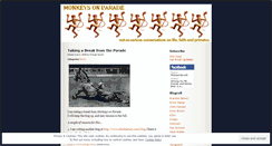 Desktop Screenshot of monkeysonparade.wordpress.com