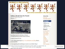 Tablet Screenshot of monkeysonparade.wordpress.com