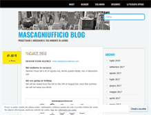 Tablet Screenshot of mascagniufficio.wordpress.com