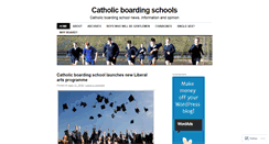 Desktop Screenshot of catholicboarding.wordpress.com