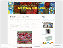 Tablet Screenshot of getstitchy.wordpress.com