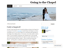 Tablet Screenshot of goingtothechapelct.wordpress.com