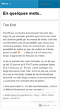 Mobile Screenshot of enquelquesmots.wordpress.com