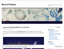 Tablet Screenshot of musicalshapes.wordpress.com