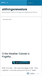 Mobile Screenshot of allthingsnewstore.wordpress.com