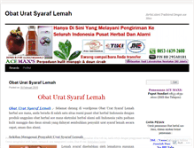 Tablet Screenshot of obaturatsyaraflemahherbalblog.wordpress.com