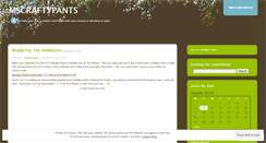 Desktop Screenshot of mscraftypants.wordpress.com
