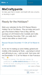 Mobile Screenshot of mscraftypants.wordpress.com