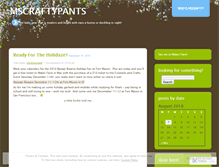 Tablet Screenshot of mscraftypants.wordpress.com