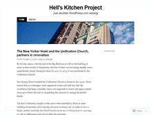 Tablet Screenshot of hellskitchenproject.wordpress.com