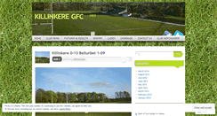 Desktop Screenshot of killinkeregfc.wordpress.com