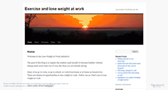 Desktop Screenshot of loseweightatwork.wordpress.com