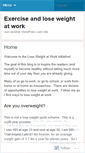 Mobile Screenshot of loseweightatwork.wordpress.com
