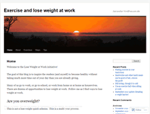 Tablet Screenshot of loseweightatwork.wordpress.com