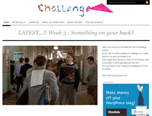 Tablet Screenshot of challengeweekly.wordpress.com