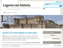 Tablet Screenshot of lugaresconhistoria.wordpress.com