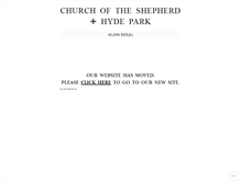 Tablet Screenshot of churchoftheshepherd.wordpress.com