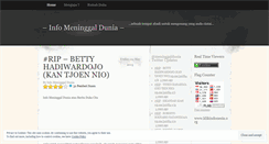 Desktop Screenshot of meninggaldunia.wordpress.com