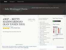 Tablet Screenshot of meninggaldunia.wordpress.com