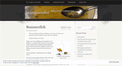 Desktop Screenshot of jargonjournalist.wordpress.com