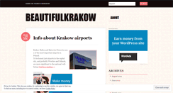 Desktop Screenshot of beautifulkrakow.wordpress.com