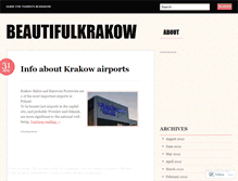 Tablet Screenshot of beautifulkrakow.wordpress.com