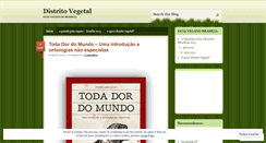 Desktop Screenshot of distritovegetal.wordpress.com
