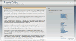 Desktop Screenshot of inventrix.wordpress.com