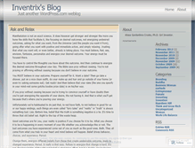 Tablet Screenshot of inventrix.wordpress.com