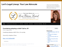 Tablet Screenshot of lorilaird.wordpress.com