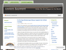 Tablet Screenshot of eminembasement.wordpress.com