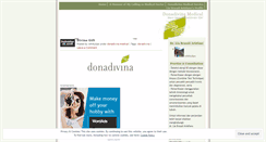 Desktop Screenshot of donadivinamed.wordpress.com