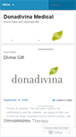 Mobile Screenshot of donadivinamed.wordpress.com