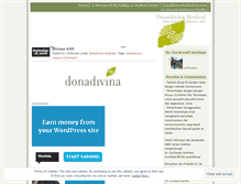 Tablet Screenshot of donadivinamed.wordpress.com