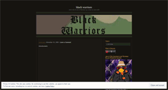 Desktop Screenshot of cpblackwarriors.wordpress.com