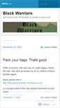 Mobile Screenshot of cpblackwarriors.wordpress.com
