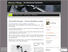 Tablet Screenshot of mercuryfittings.wordpress.com