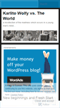 Mobile Screenshot of karlitowolfy.wordpress.com