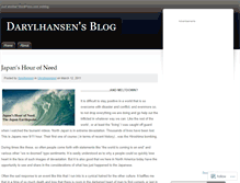 Tablet Screenshot of darylhansen.wordpress.com
