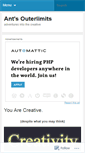 Mobile Screenshot of antsouterlimits.wordpress.com